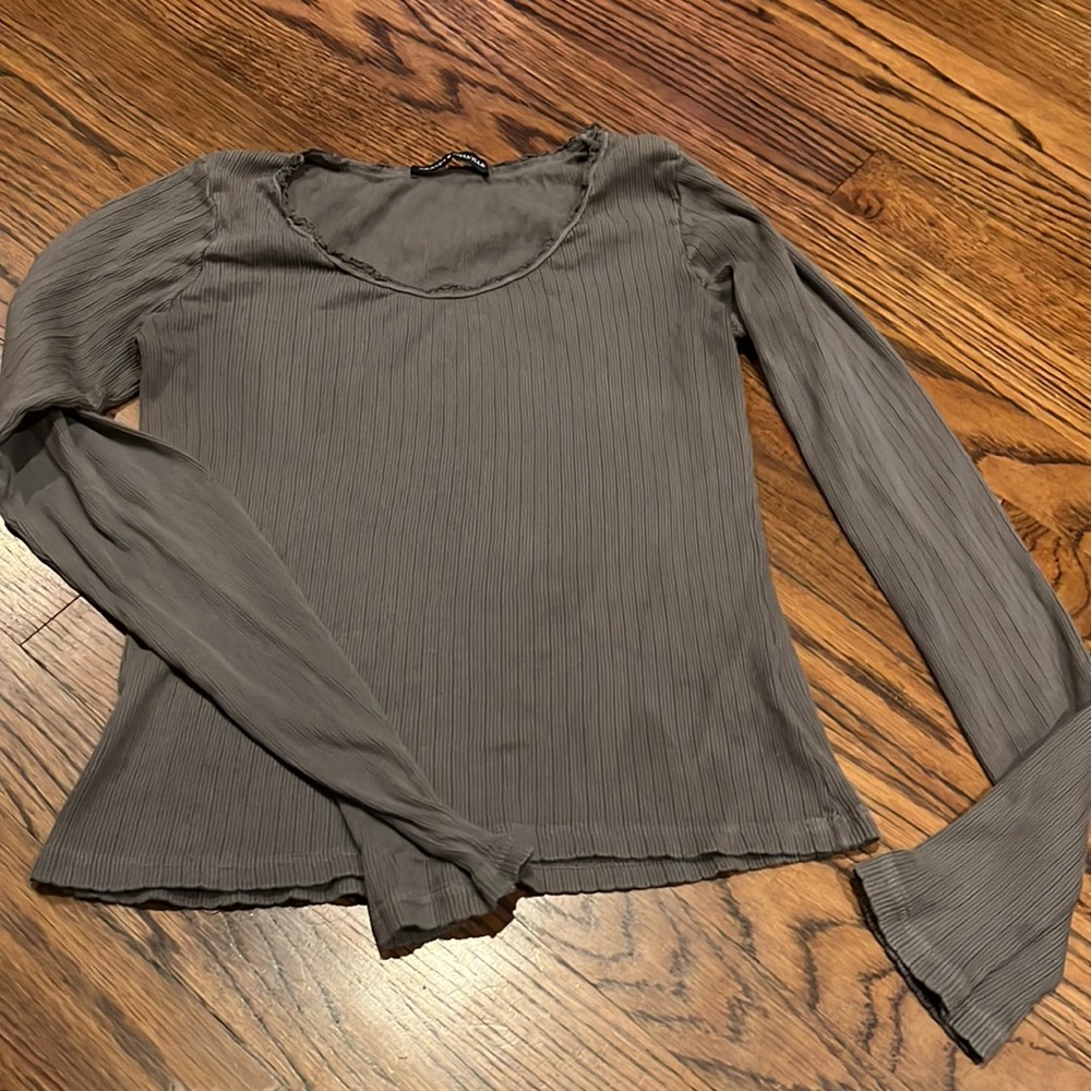 Brandy Melville Bundle long sleeve shirt and shorts